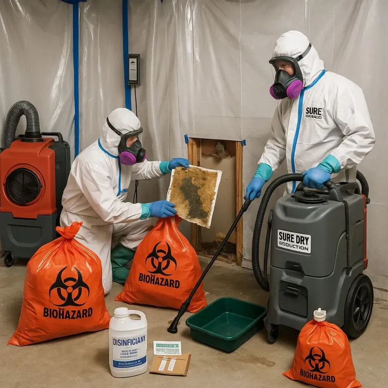 Contaminated Water Handling Protocols process in Iowa Colony, TX
