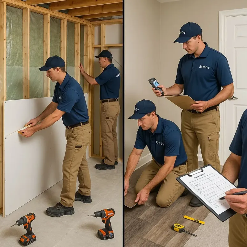 Repairs and Reconstruction process in Iowa Colony, TX